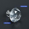 Milkary 30 pcs Crystal Drawer Knobs, Crystal Glass Dresser Knobs
