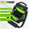 MELOTOUGH Electrician Tool Pouch Bag with Padded Shoulder Strap Constructed