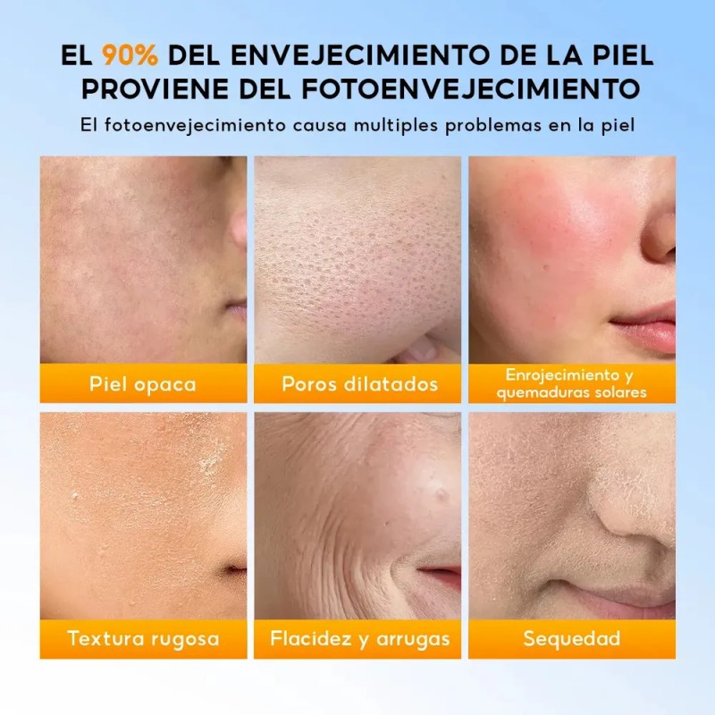 PAPA FEEL Protector Solar Fps50 PA++++ Con centella, Niacinamida, glutathione,
