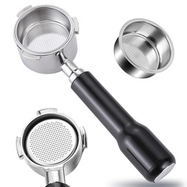 54mm Bottomless Portafilter 3 Ears Espresso Portafilter for Breville Barista Express, BES880BSS, BES870XL, BES878BSS, BES500BSS, BES840XL, Pro, Touch, Bambino Plus, Infuser, Duo Temp Pro