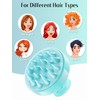 HEETA Scalp Massager Hair Growth, Soft Silicone Scalp Scrubber Shampoo