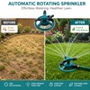 360° Rotating Garden Sprinkler for Lawn Watering – Automatic Water