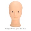Mannequin Head Makeup Training Practice Wig Hat Display Bald Mannequin