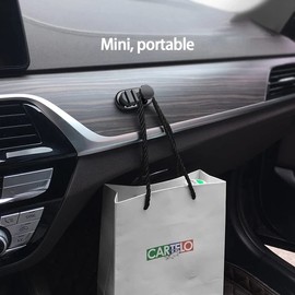 NELAM Dashboard Hook, Key Holder, for Mask, Multi Storage Organizer, Hooks for Keys, Mask, Charger Cable, Earphones, Strong Adhesive