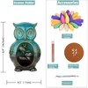 Backflow Incense Burner Cute Owl Ceramic Backflow Incense Cones Holder