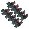 vhbw 10x Ink Roller Black-Red compatible with Olivetti Summa 120,