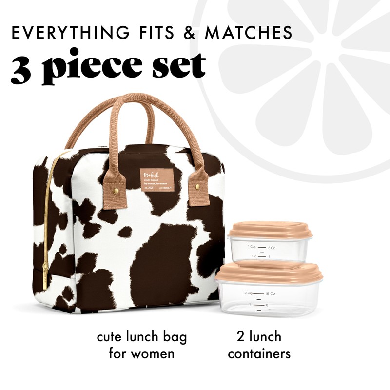 Fit & Fresh Bloomington Lunch Bag for Women - Insulated
