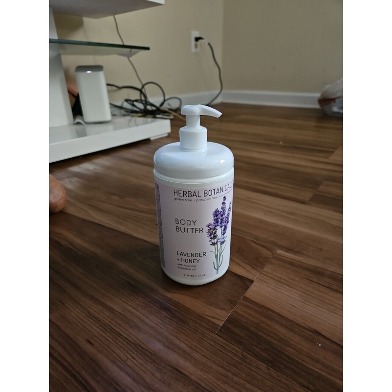 Herbal Botanicals Lavender + Honey Body Butter w/ Lavender Essential