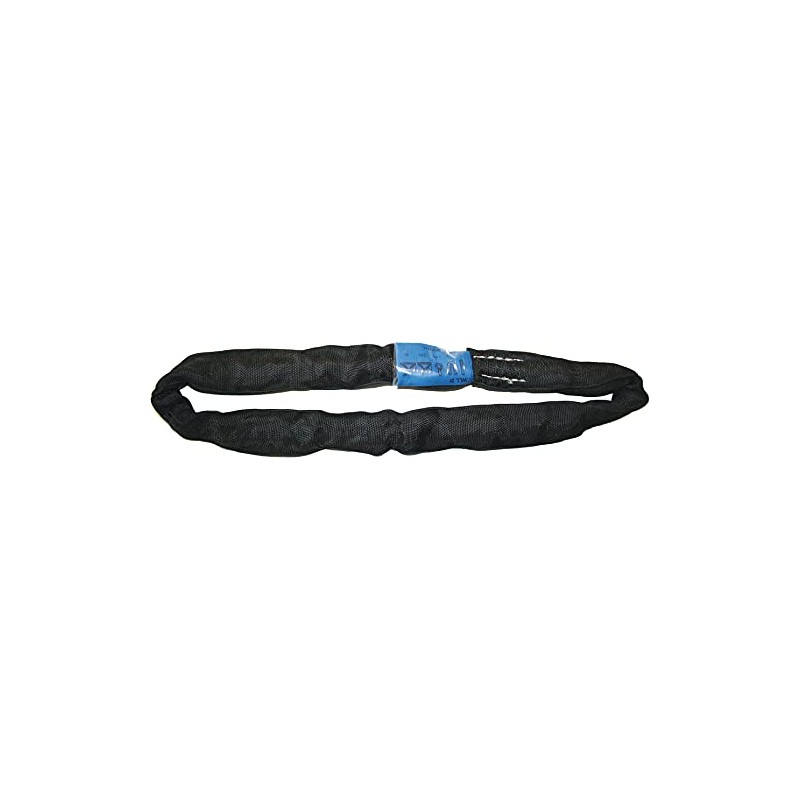 2 Tonne Black Endless Round Sling Lifting Polyester Circular Webbing