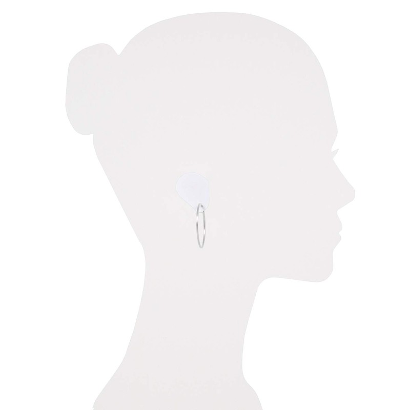 Pernille Corydon E052s Women's Silver Small Orbit Hoop Earrings 40