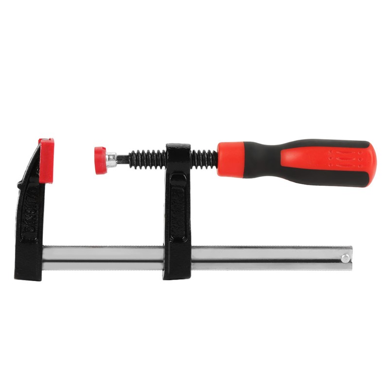 2Pcs Heavy Duty F Clamps Woodworking Bar Clips Quick Slide