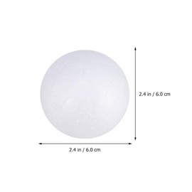 50pcs Foam Balls White Styrofoam Balls Styrofoam Balls Christmas Flower Arrangement Craft Supplies 6cm
