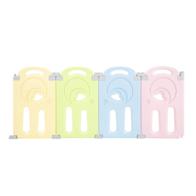 Fortella Cloud Castle Foldable Playpen, Baby Safety Play Yard with