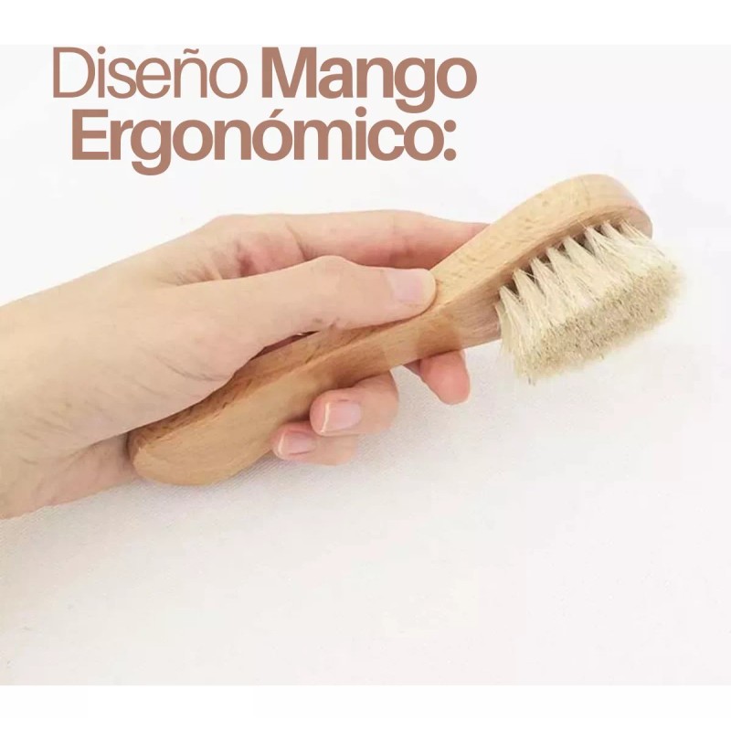 Veraly Set Cepillo Facial Y Cepillo Corporal Ovalado Mejora La