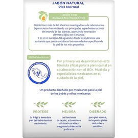 Mustela Jabón Natural, Piel Normal, Facial y Corporal, 100g
