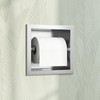 Qeke Toilet Paper Holder, SUS 304 Stainless Steel Recessed Toilet