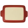 Pearl Metal L-1825 Square Plate, 10.2 x 7.9 inches (26
