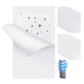 Qualirey 20 Pack Replacement Fly Glue Boards, Compatible with Gardner FlyWeb Fly Classic and Plus Light Trap, Sticky Cards Fly Traps for Indoors, Trap Fruit Flies, Mosquitoes, Gnats
