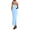 Muchpow Women's Summer Strapless Dress Sexy Tassel Ruffle Maxi Bodycon