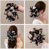 Large Hair Clip, Hair Clip, Ribbon Clip, Ribbon, Multi-Layer, Firm
