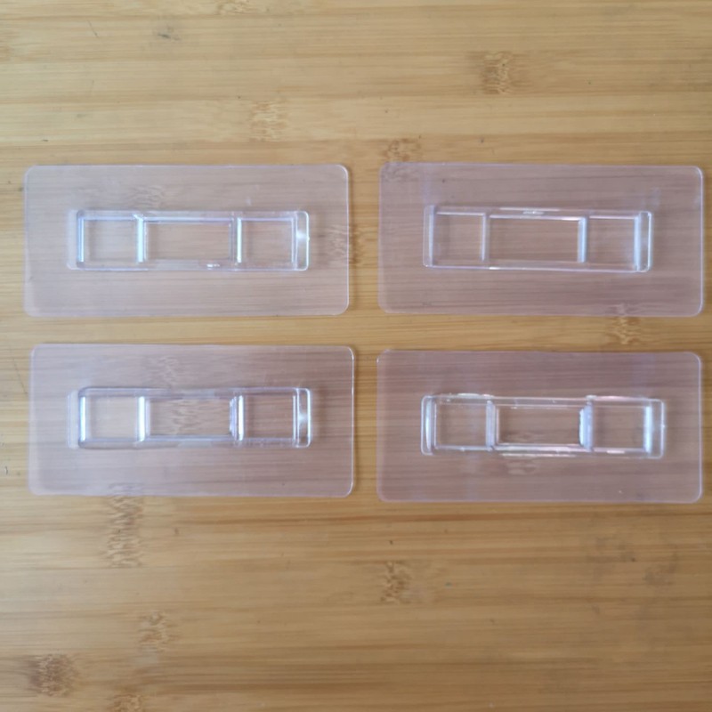 CARURLIFF 6 PCS Wall Mounted Replacement Sticky Pads for Kitchen