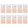 60pcs Long Lasting Power Hearing Device Battery Zinc Air Sound