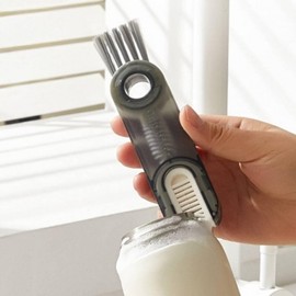 Multi-Purpose Loofah Cleaning Brush for Bottles and Cups Green 5ea