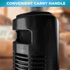 EZ-CHILL 32" 3-Speed Oscillating Portable Tower Fan, 90 Degree Oscillation,