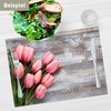 Place Mat Set - Rose Red Tulips - Pack of