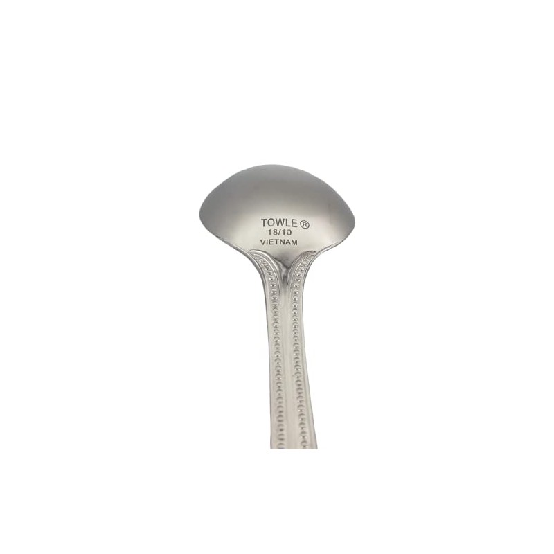Towle Beaded Antique 18/10 Stainless Steel 6 1/4" Teaspoon