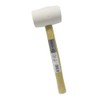 Rubber Hammer, White 8 oz. 12 lbs.