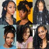ElevateTech Twist Braiding Hair, 24In Elasticity Fluffy Distressed Soft Locs