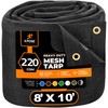 Xpose Safety Heavy Duty Mesh Tarp – 8’ x 10’