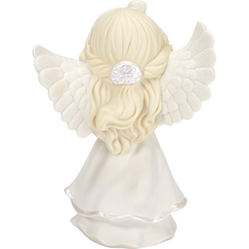 Precious Moments Forever In My Heart Angel Memorial Bisque Porcelain/Metal