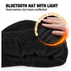 Wmcaps Fleece Lined Bluetooth LED Beanie, Winter Warm Hat with