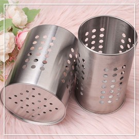 2 PCS Kitchen Utensil Organizer, Kitchen Stainless Steel Cooking Utensil Holder for Organize Drawers, Countertops and Tableware Storage