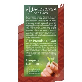 Davidson's Organics, South African Rooibos, 25-count Tea Bags, Pack of 6