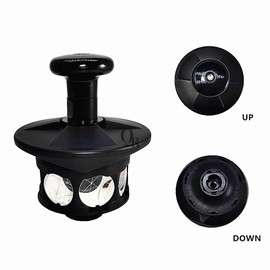Sveymappe 360 Degree Reflective Prism for Trimble Total Station with Height Adapter Collapsible Reflecting Surveying Pole w/Extension Construction