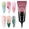 MEKK 손톱을 위한 MEKK 라인스톤 크리스탈 구슬 참 다이아몬드 및