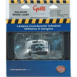 Grote 63171-5 Rectangular Halogen Work Lamp (Trapezoid)