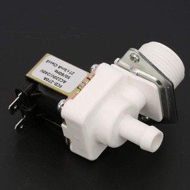 Solenoid Valve, AC 220V N/C Electric Solenoid Valve Plastic Normal Close for Ice Maker