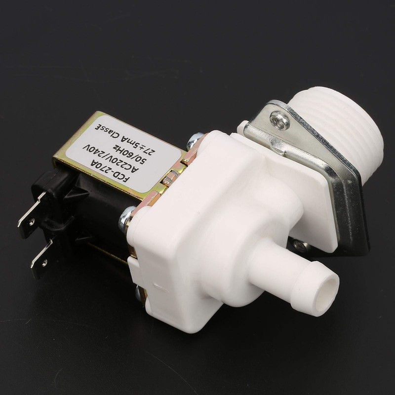 Solenoid Valve, AC 220V N/C Electric Solenoid Valve Plastic Normal