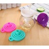 Funnels for Kitchen Use, Food Grade Silicone Collapsible Kitchen Funnel