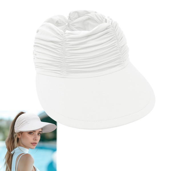 YAWYO Sun Visors for Women, Ladies Sun Hats Soft Wide