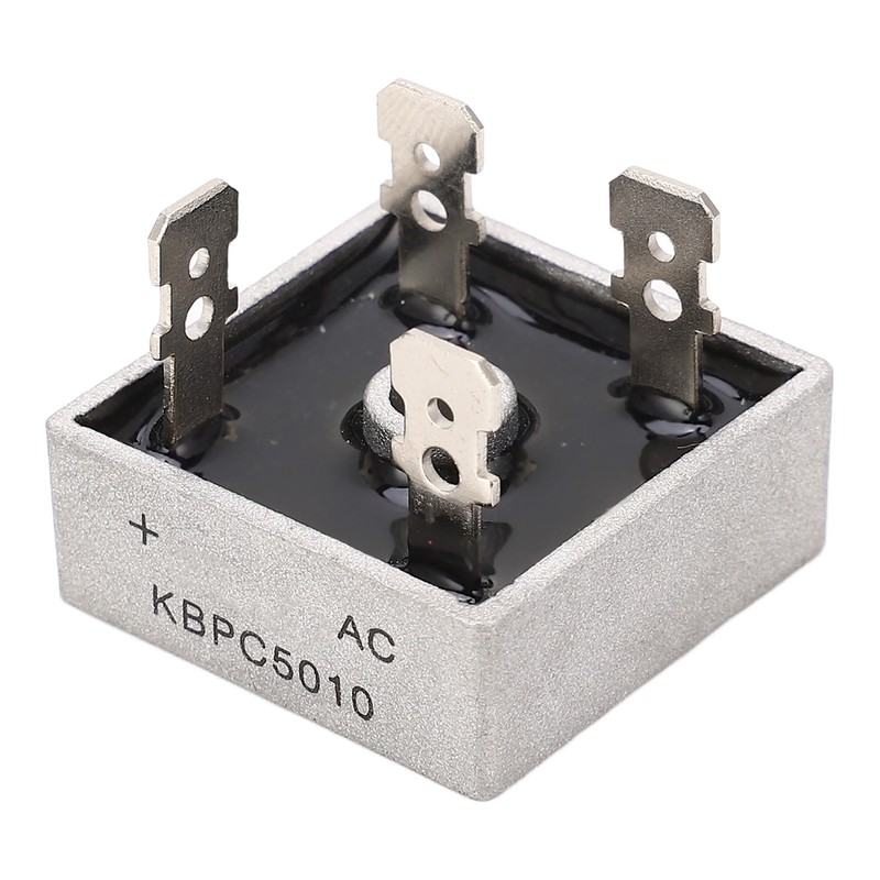 10Pcs 1000V 50A Single Phase Diode Bridge Rectifier Excellent Cooling