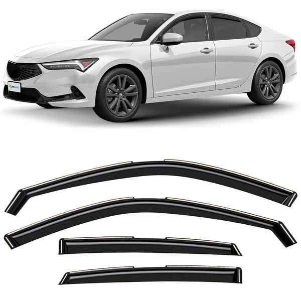 CLIM ART in-Channel Incredibly Durable Rain Guards for Acura Integra