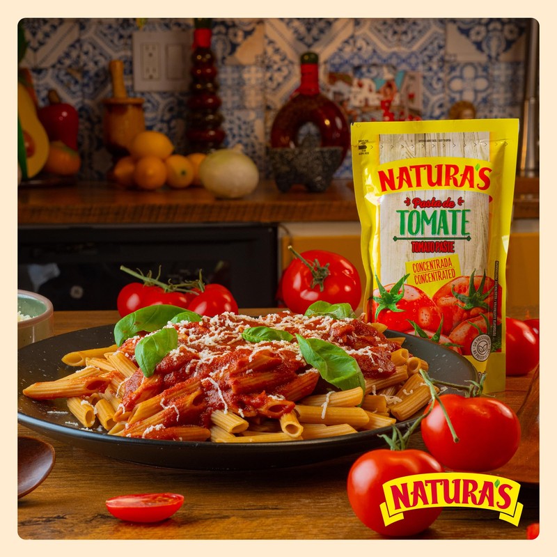 Natura's Natural Tomato Paste, Heat-and-Eat Tomato Paste in 7.1oz. Easy-Open