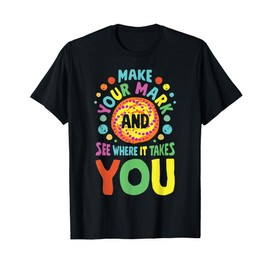 Make Your Mark International Dot Day Girls Boys Colorful T-Shirt