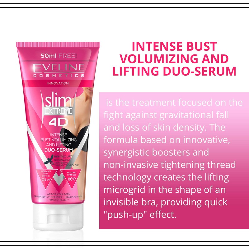 Eveline Slim Extreme 4D Bust Enhancing Serum Mezo Push-Up, 7.04