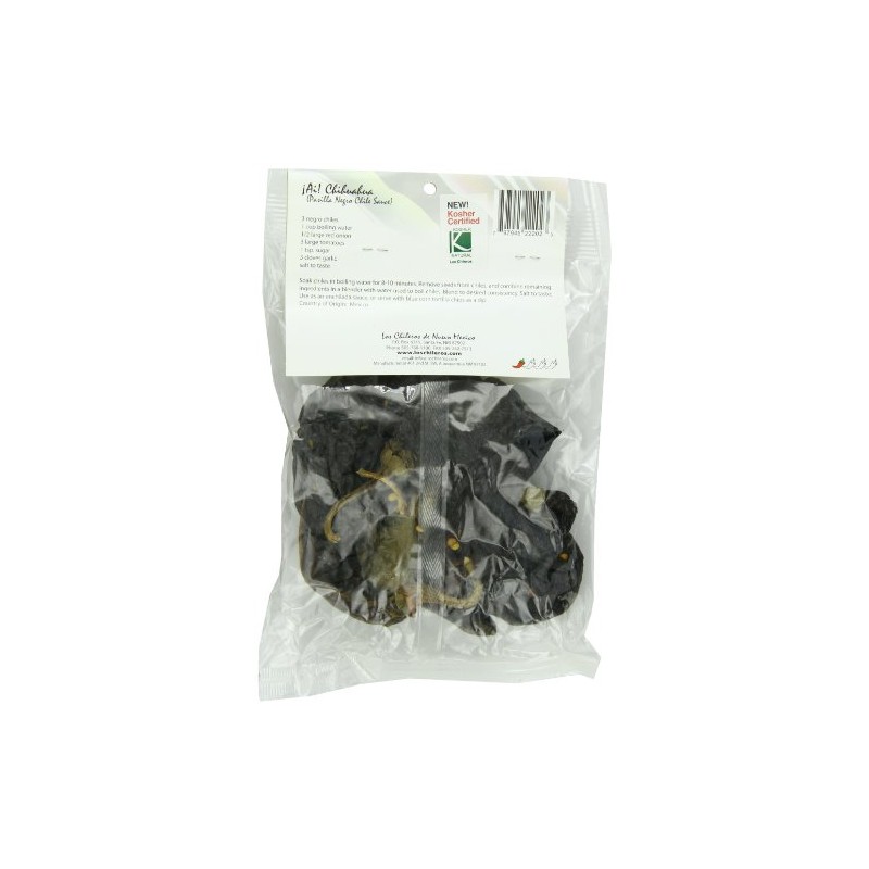 Los Chileros Chile Negro, Whole, 2 Ounce